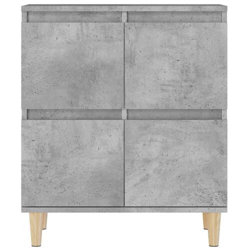 Skænke 3 stk. 60x35x70 cm konstrueret træ betongrå