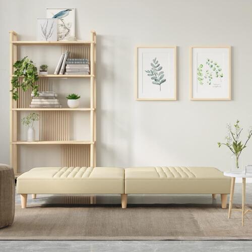 Sovesofa stof cremefarvet