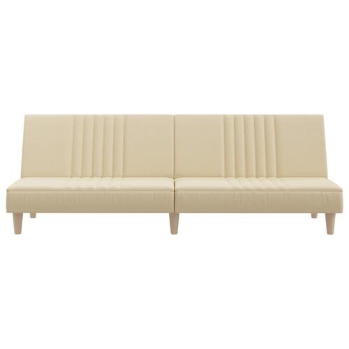 Sovesofa stof cremefarvet