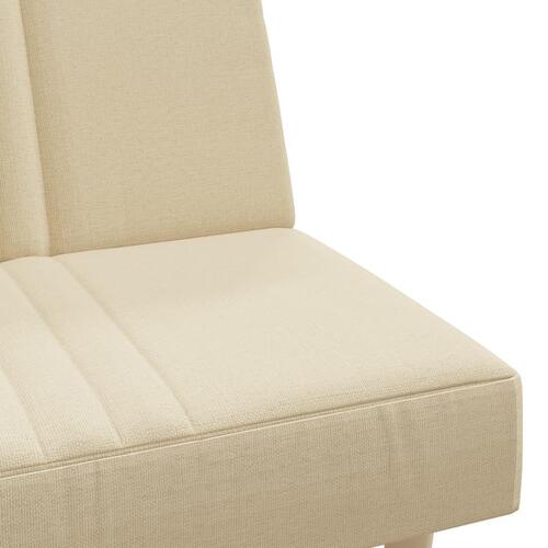 Sovesofa stof cremefarvet