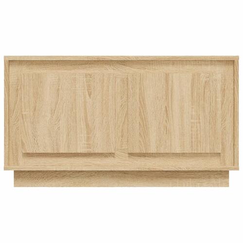 Tv-bord 80x35x45 cm konstrueret træ sonoma-eg