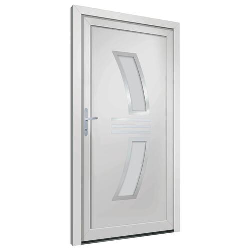 Hoveddør 88x200 cm PVC hvid