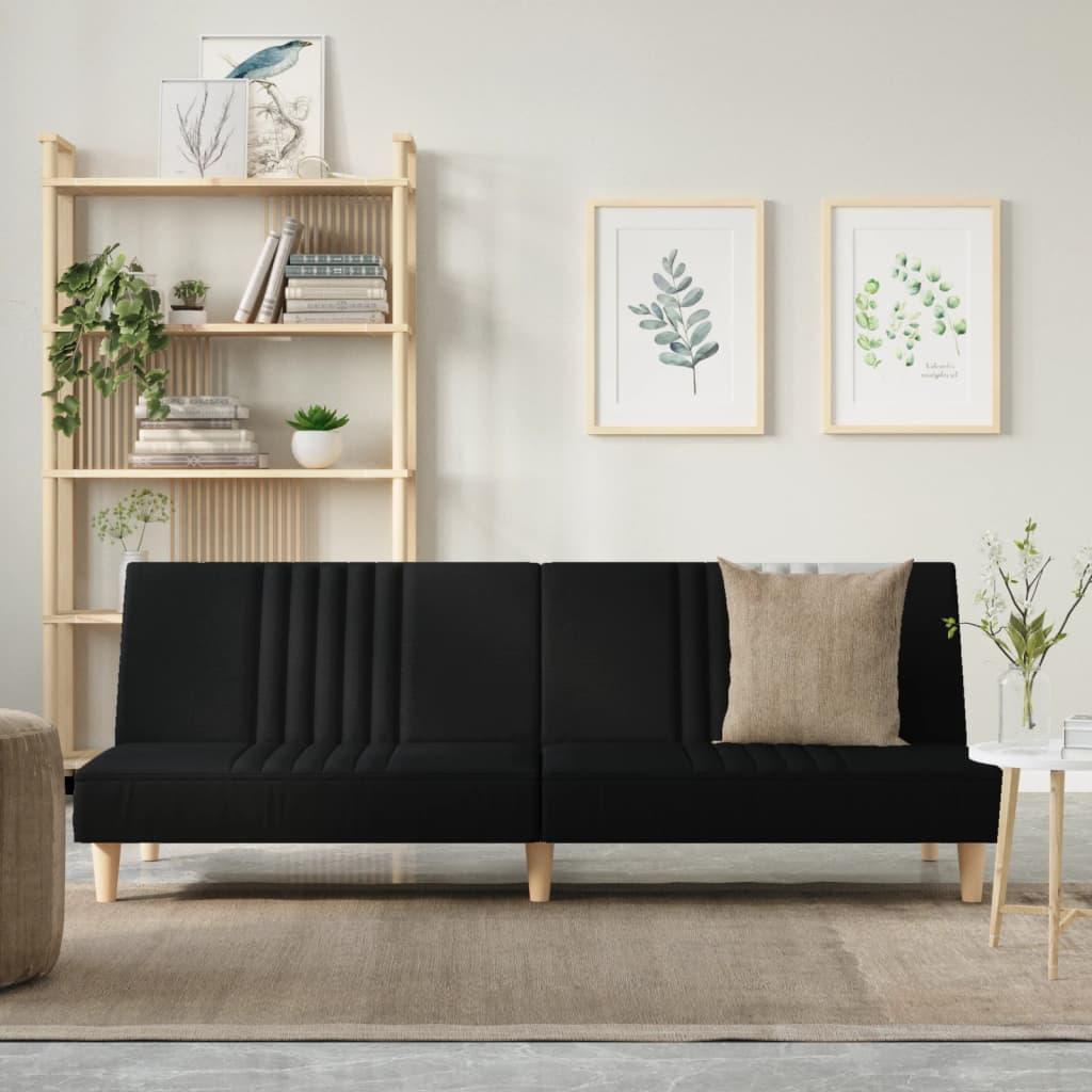 Sovesofa stof sort