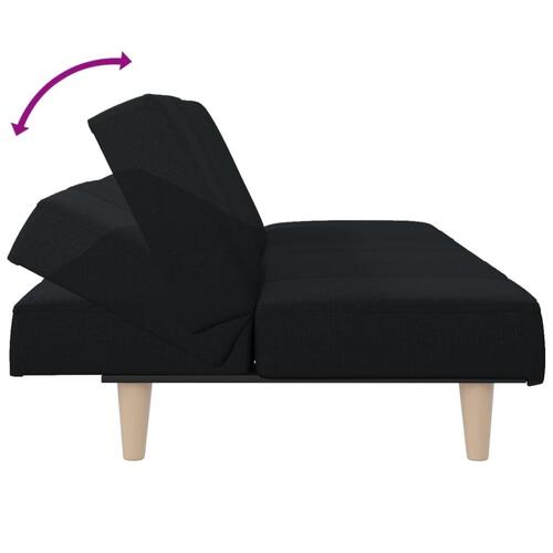 Sovesofa stof sort