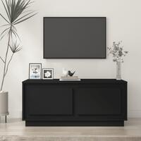 Sofabord 102x50x44 cm konstrueret træ sort