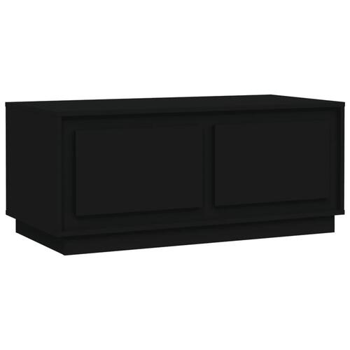Sofabord 102x50x44 cm konstrueret træ sort