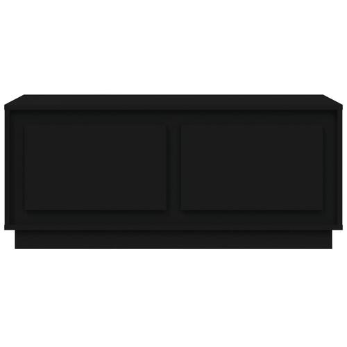 Sofabord 102x50x44 cm konstrueret træ sort