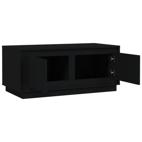Sofabord 102x50x44 cm konstrueret træ sort