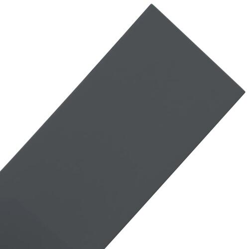 Græskant 10 m 15 cm polyethylen grå