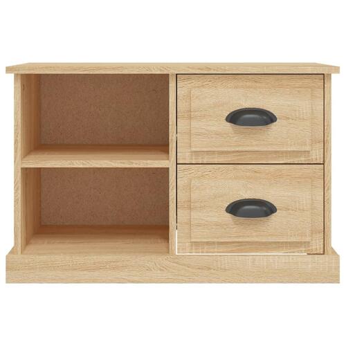 Tv-bord 73x35,5x47,5 cm konstrueret træ sonoma-eg