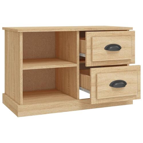 Tv-bord 73x35,5x47,5 cm konstrueret træ sonoma-eg
