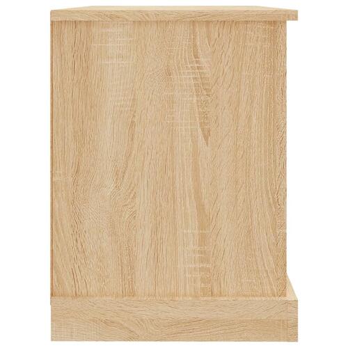 Tv-bord 73x35,5x47,5 cm konstrueret træ sonoma-eg