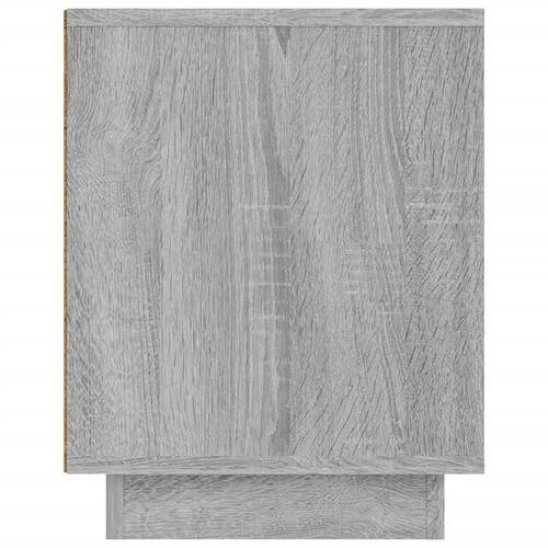Tv-bord 80x35x45 cm konstrueret træ grå sonoma-eg
