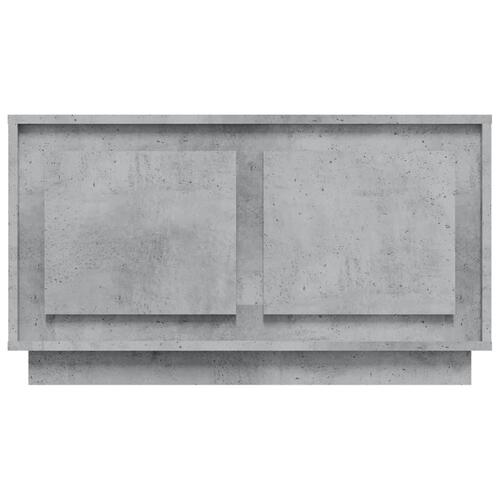 Tv-bord 80x35x45 cm konstrueret træ betongrå