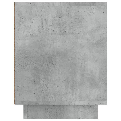 Tv-bord 80x35x45 cm konstrueret træ betongrå