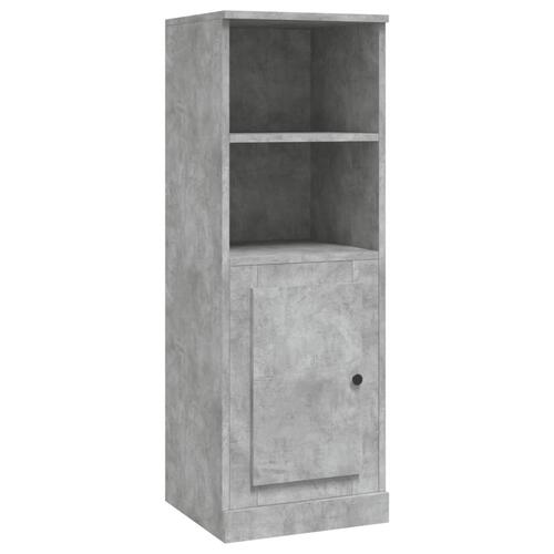 Skab 36x35,5x103,5 cm konstrueret træ betongrå