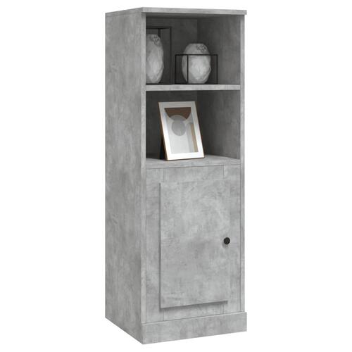 Skab 36x35,5x103,5 cm konstrueret træ betongrå