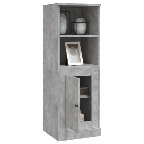 Skab 36x35,5x103,5 cm konstrueret træ betongrå
