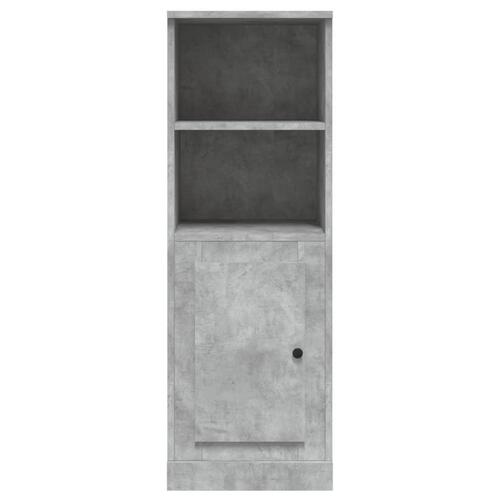 Skab 36x35,5x103,5 cm konstrueret træ betongrå
