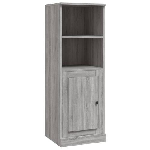 Skab 36x35,5x103,5 cm konstrueret træ grå sonoma-eg