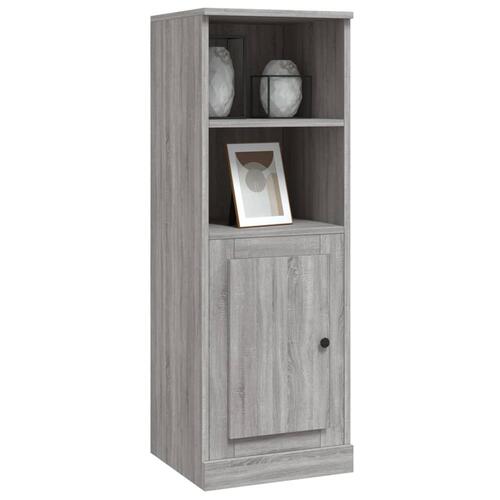Skab 36x35,5x103,5 cm konstrueret træ grå sonoma-eg