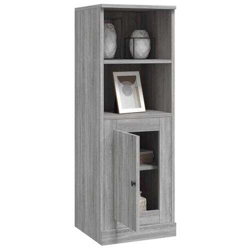 Skab 36x35,5x103,5 cm konstrueret træ grå sonoma-eg