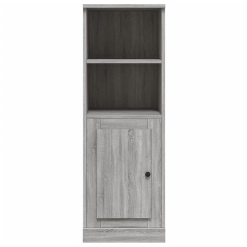 Skab 36x35,5x103,5 cm konstrueret træ grå sonoma-eg