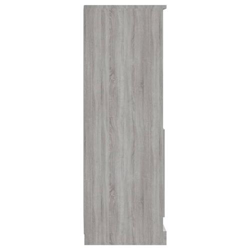 Skab 36x35,5x103,5 cm konstrueret træ grå sonoma-eg