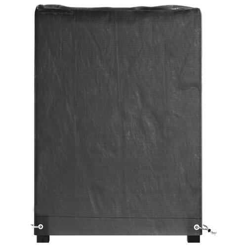 Havemøbelovertræk 2 stk. 170x94x70 cm 8 øjer rektangulært