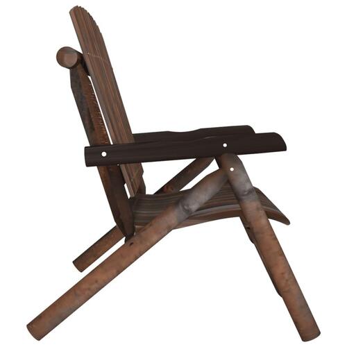 2-personers havebænk 119x85x98 cm massivt grantræ