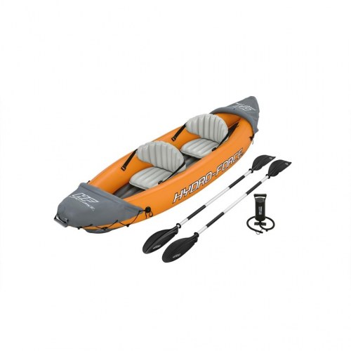 Bestway Hydro-Force Rapid X2 oppusteligt kajaksæt - 2-personers, orange/grå