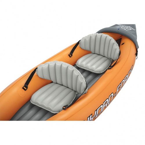 Bestway Hydro-Force Rapid X2 oppusteligt kajaksæt - 2-personers, orange/grå