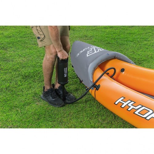 Bestway Hydro-Force Rapid X2 oppusteligt kajaksæt - 2-personers, orange/grå