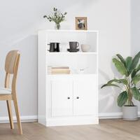 Skænk 60x35,5x103,5 cm konstrueret træ hvid højglans