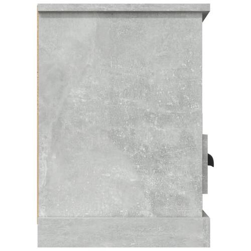Tv-bord 100x35x50 cm konstrueret træ betongrå