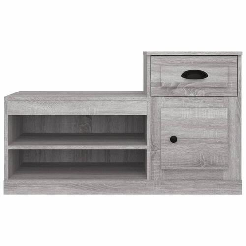Skoskab 100x42x60 cm konstrueret træ grå sonoma-eg