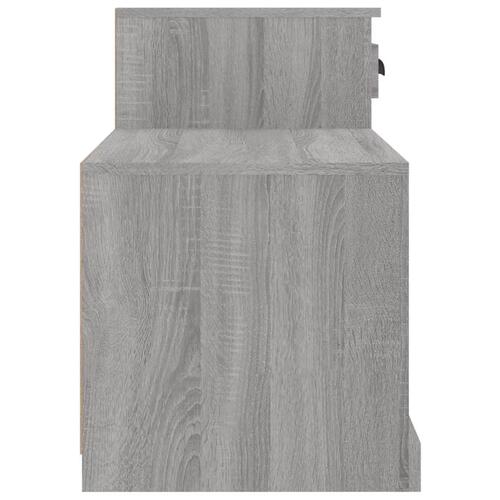 Skoskab 100x42x60 cm konstrueret træ grå sonoma-eg
