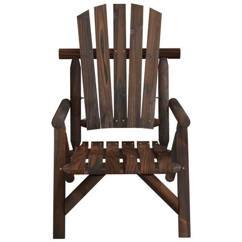 Havestol 68x68x103 cm massivt grantræ