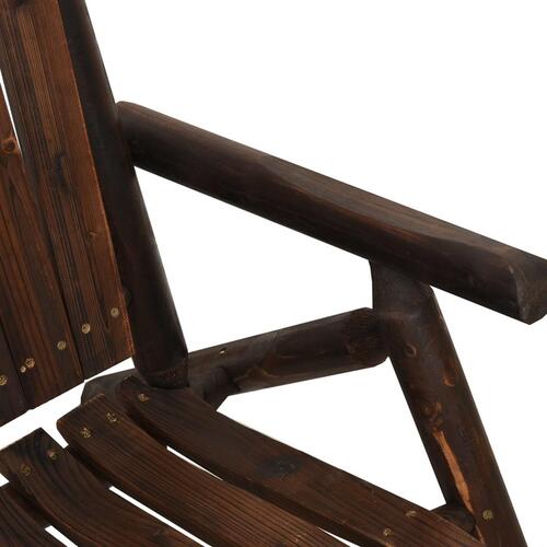 Havestol 68x68x103 cm massivt grantræ