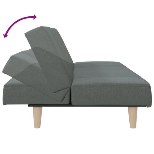 Sovesofa stof mørkegrå