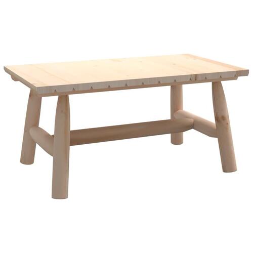 Sofabord 90x50x41 cm massivt grantræ