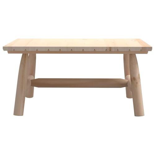 Sofabord 90x50x41 cm massivt grantræ