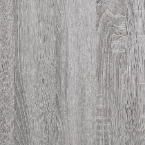 Sengeborde 2 stk. 39x39x47,5 cm konstrueret træ grå sonoma-eg