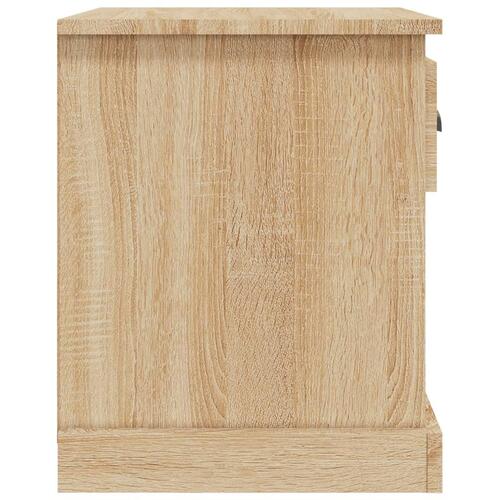 Sengebord 39x39x47,5 cm konstrueret træ sonoma-eg