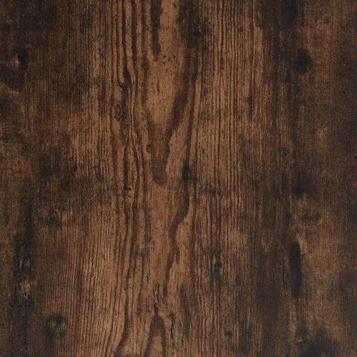 Sengebord 39x39x47,5 cm konstrueret træ røget egetræsfarve