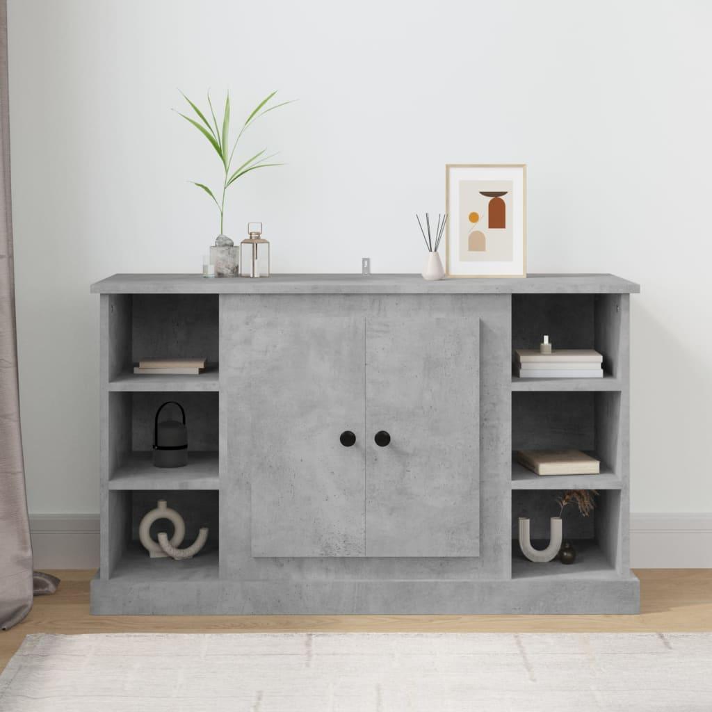 Skænk 100x35,5x60 cm konstrueret træ betongrå