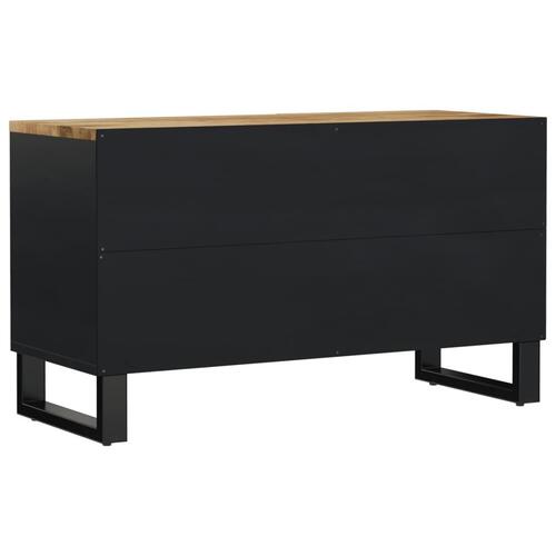 Tv-bord 80x33x46 cm massivt mangotræ og konstrueret træ