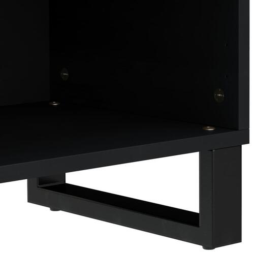 Tv-bord 80x33x46 cm massivt mangotræ og konstrueret træ
