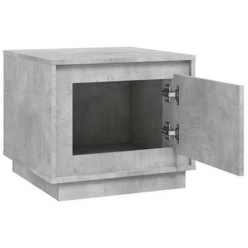 Sofabord 51x50x44 cm konstrueret træ betongrå