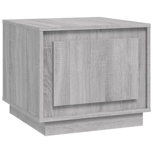 Sofabord 51x50x44 cm konstrueret træ grå sonoma-eg